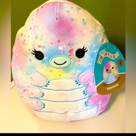 Squishmallows Toys Ultra Rare 75 Moonie The Water Bear Rainbow